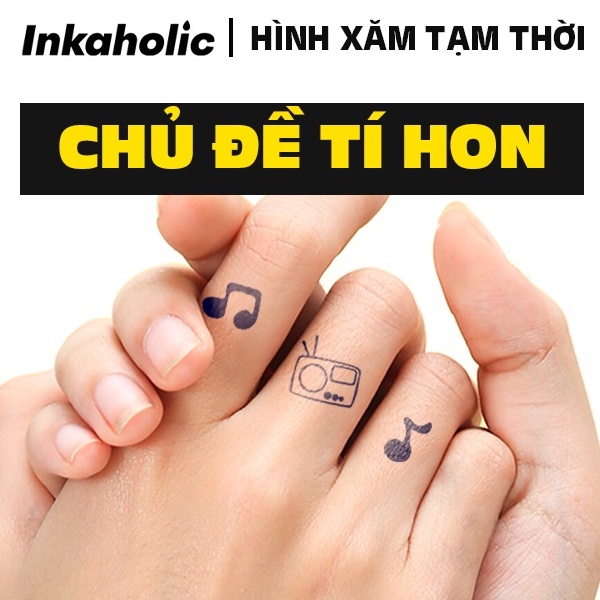 [Chủ đề Tí Hon + Cung Hoàng Đạo ] Hình xăm dán tạm thời Inkaholic 15 ngày và chống nước, hình mini cute.