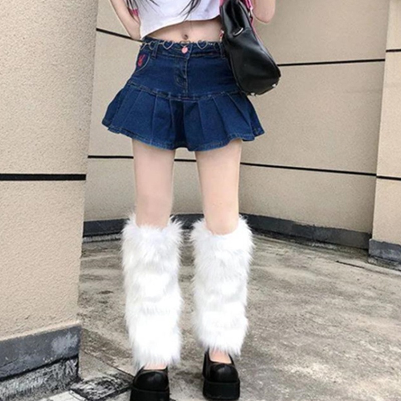 XIXI Vớ Ống Chân Phủ Lông Giữ Ấm Thời Trang Lolita Cho Nữ