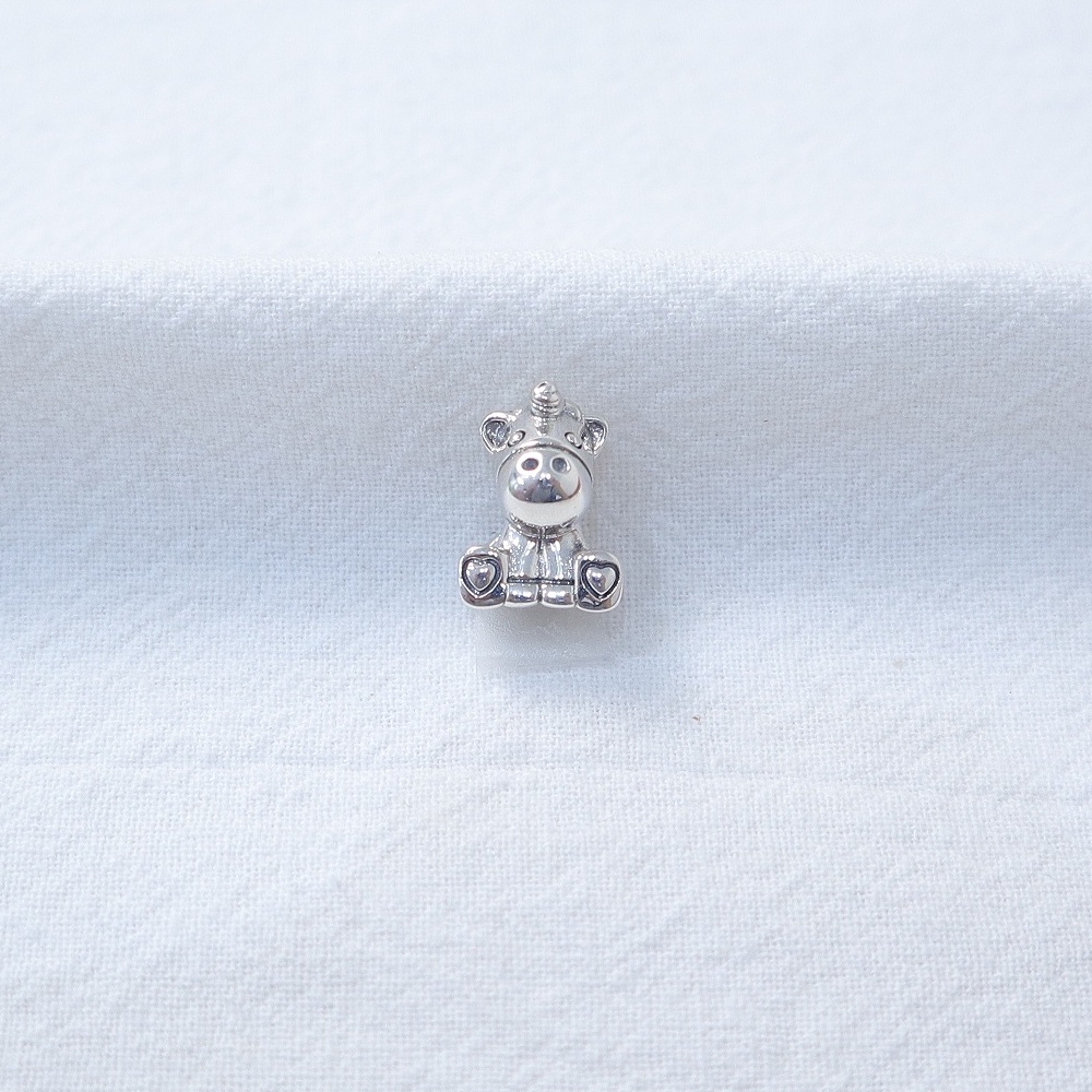 Charm Ngựa Gỗ- S925 ALE- Trang Sức Bạc Venus