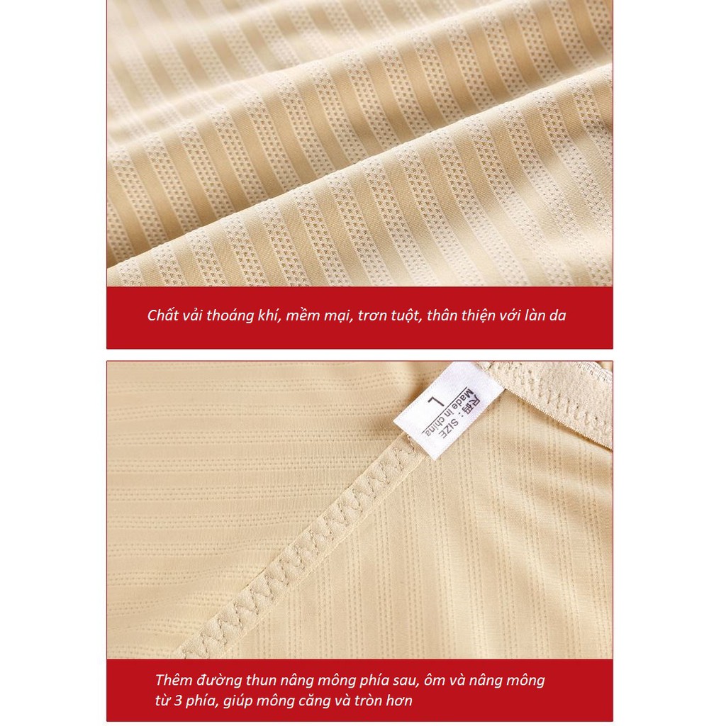 Quần Lót Cạp Cao Chất Lạnh Không Lộ Viền P365