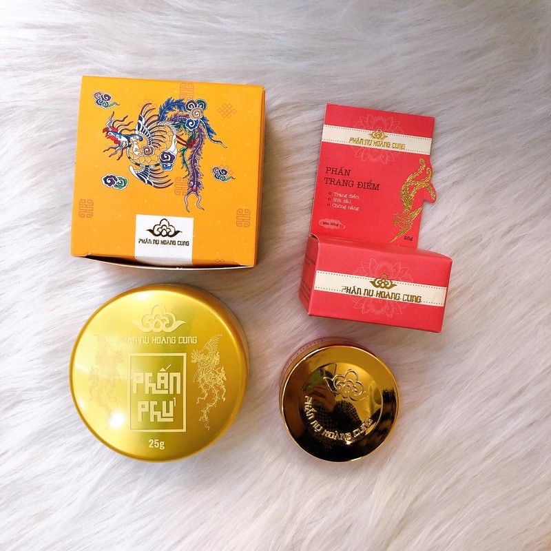 [Mã LT50 giảm 50k đơn 299K] Combo trang điểm phấn phủ và má hồng Phấn Nụ Hoàng Cung
