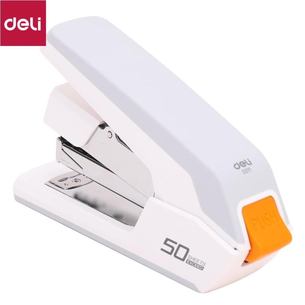 Dập ghim trợ lực Deli - 50 trang - giảm 45% lực tác dụng - E0371 [Deli]