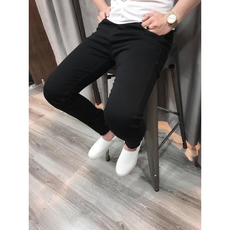 Quần Jean Nam Xước Nhẹ Màu Xanh Đậm Dáng Trẻ Trung | BigBuy360 - bigbuy360.vn