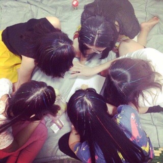 500 sợi (combo) line kim tuyến nối tóc