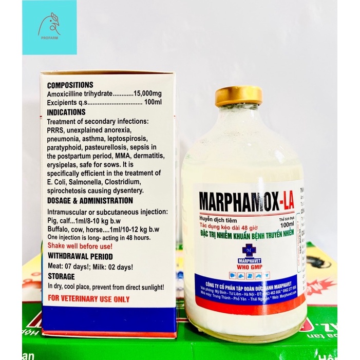 Marphamox LA sản phẩm chất lượng cao của công ty Marphavet