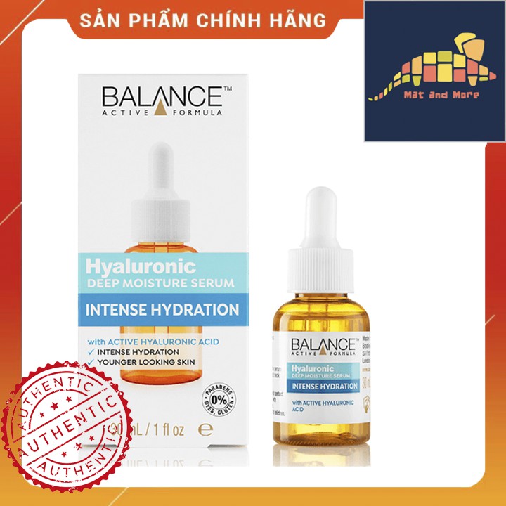 [ CHÍNH HÃNG ] COMBO cải thiện mụn cho làn da tươi sáng Serum Balance Niacinamide, Vitamin C và Hyaluronic 30mlx3