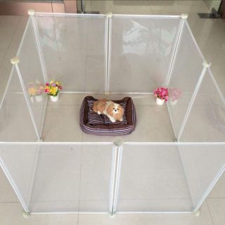Quây cũi thú cưng - tấm nhựa trong sz 47x37cm