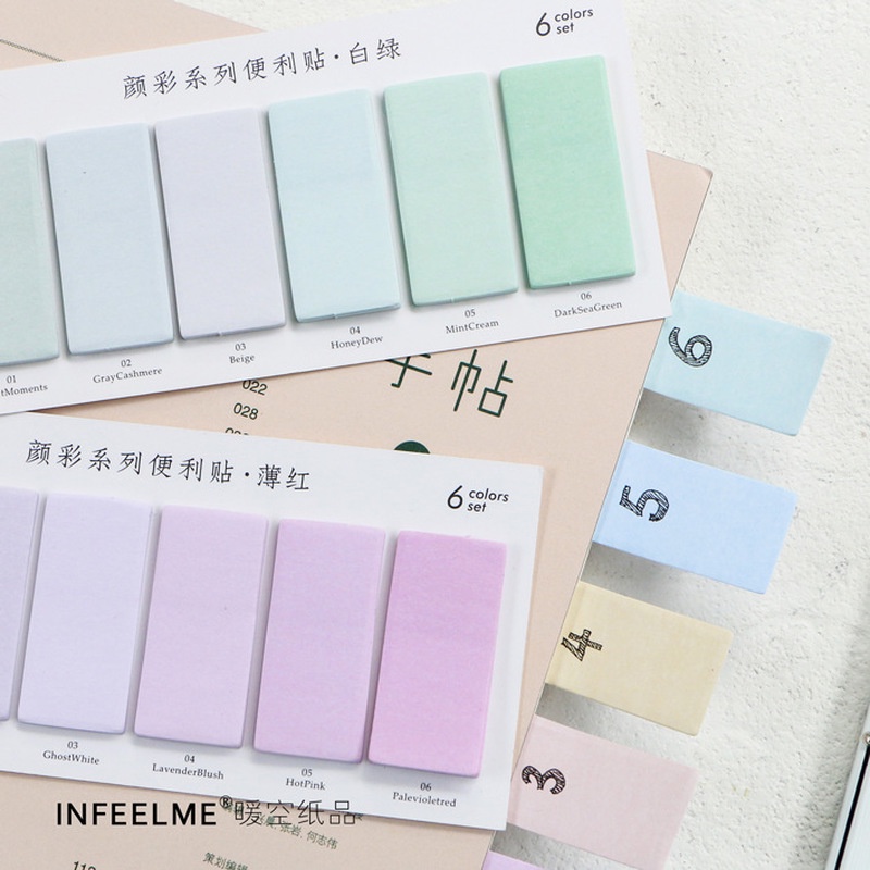 Set 120 tờ giấy ghi chú nhiều màu sắc chất lượng cao