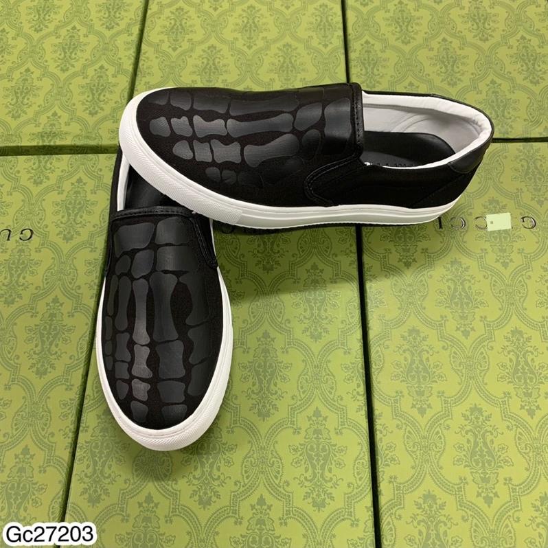 Giầy lười nam Gucci chất cha cao cấp đế cao su_Giầy lười na CC