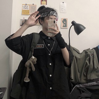 [SẴN] Áo sơ mi form rộng Ulzzang ASM23