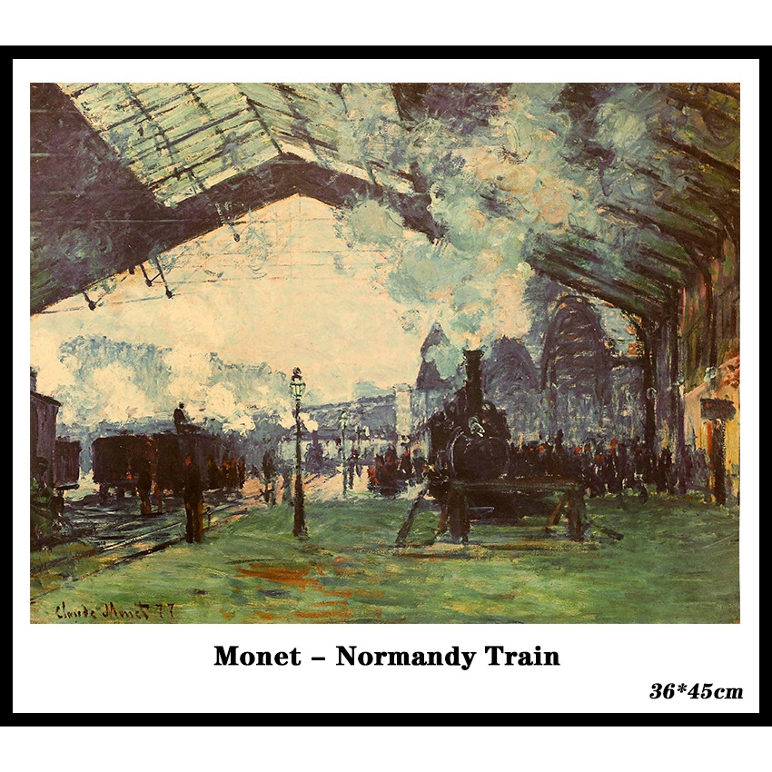 Tranh treo tường 35x46cm trang trí nội thất phong cách vintage