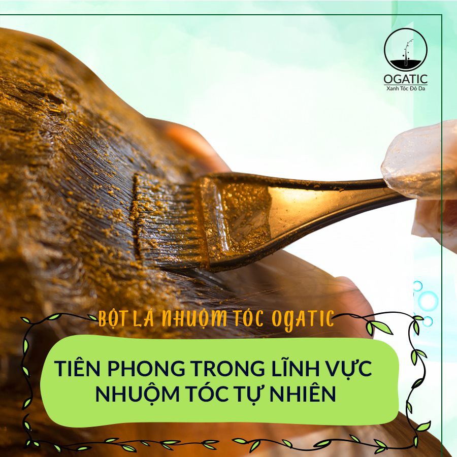 Bột Lá Nhuộm Tóc Ogatic