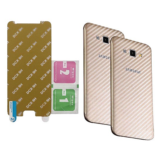 Combo 10 Miếng dán cacbon chống xước mặt lưng Samsung J3,J3 2016.