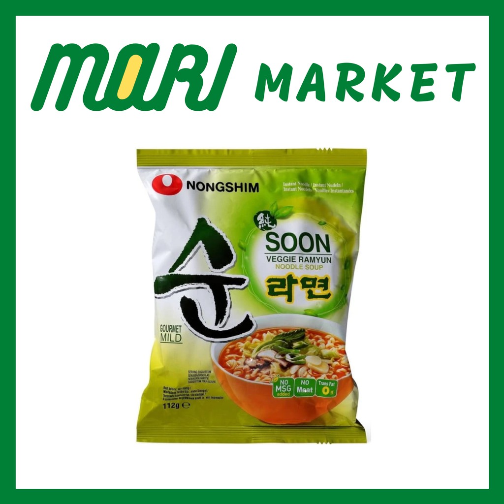 Mì nước chay Nong Shim 112g