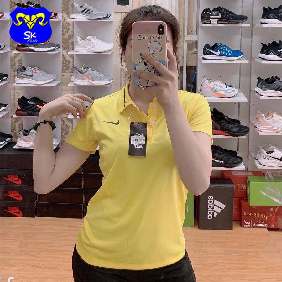 Áo cổ trụ thể thao nữ đơn giản trẻ trung phù hợp với mọi lứa tuổi