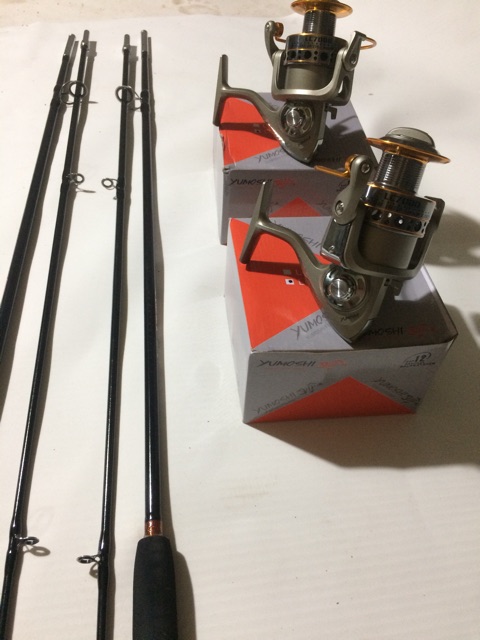 2 bộ combo cần shimano 2.7m máy LC7000