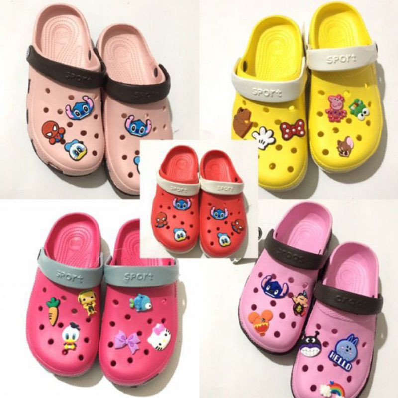 Dép cross dạng lê khủng long unisex màu hiếm💖FREESHIP💖dép cross khủng long