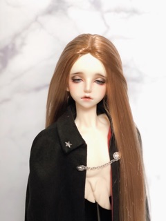 Tóc lụa bảng màu 2 cho búp bê bjd 1/3 1/4 1/6.