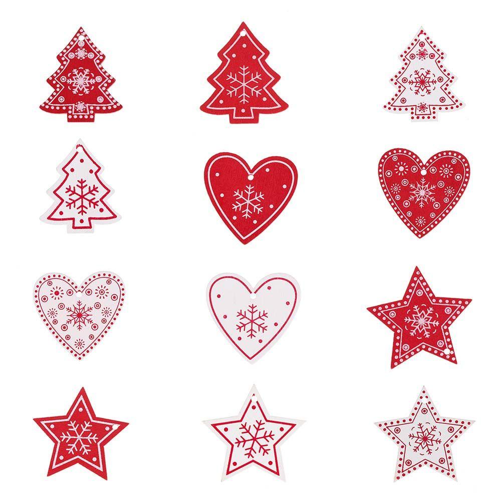 Set 10 Phụ Kiện Treo Trang Trí Cây Thông Noel