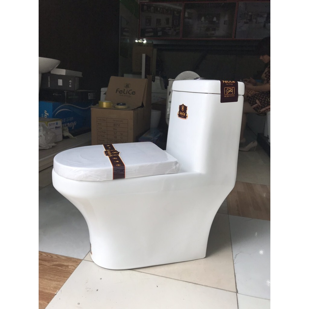 Bồn cầu liền khối #FREE SHIP# Bồn cầu liền khối giá rẻ Felice nhập khẩu Italia R8031