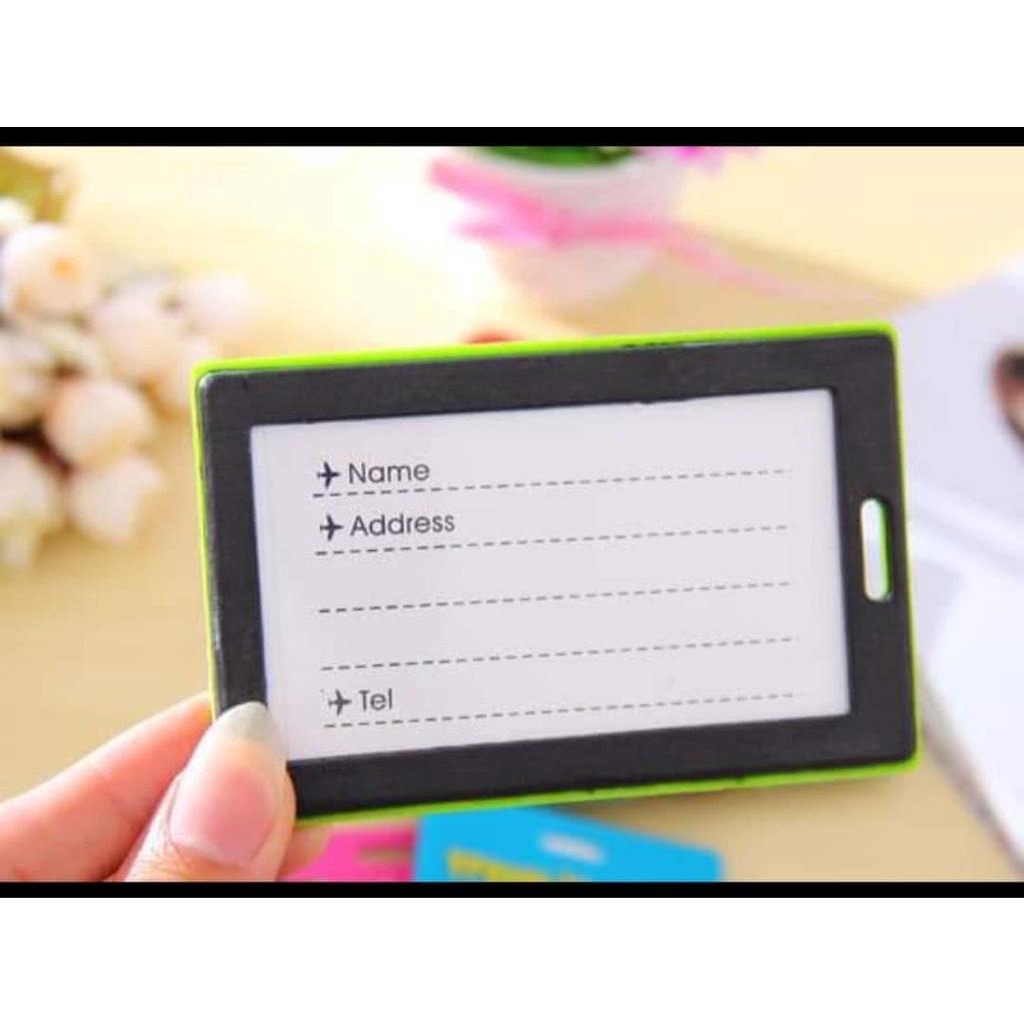Thẻ Đeo Vali Hành Lý Silicon Nổi Xinh Xắn
