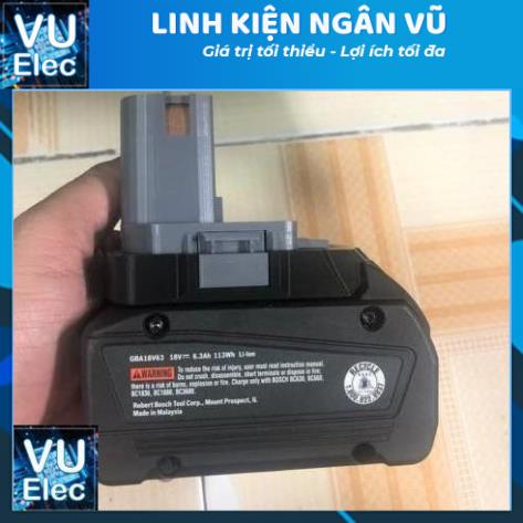 [In3D] Đế chuyển pin Bosch 18v cho máy Ryobi 18V