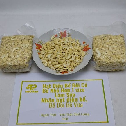 500g hạt điều tươi Bể đôi  Bể Ba làm sữa