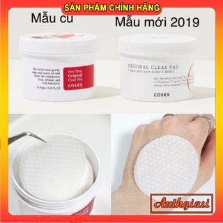 Tẩy trang Cosrx One Step Original Clear Pad BTT dạng bông êm dịu với da 70 miếng