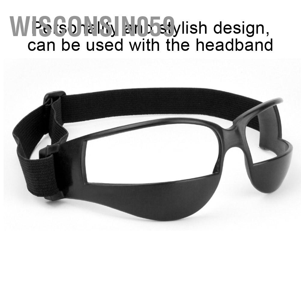 Wisconsin059 Basketball Dribbling Training Eyes Protection Glasses Outdoor Sports Goggles