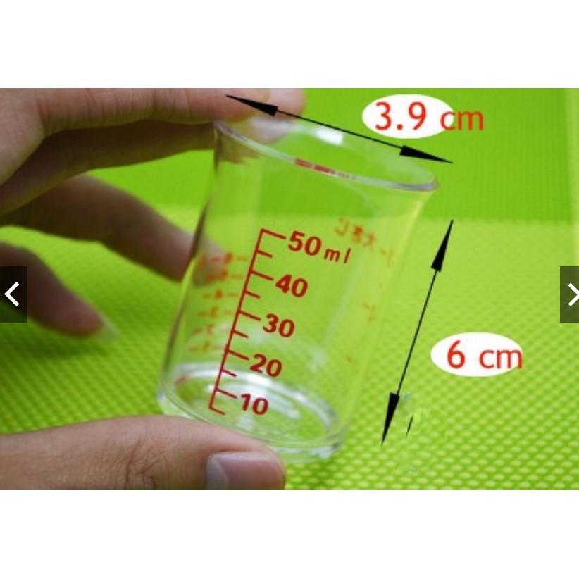 [ Gía siêu rẻ ] Bộ 2 cốc chia vạch 50ml KM-1297 xuất Nhật - alishops