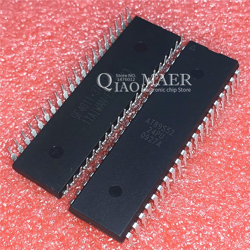 2 Chiếc Ic At89S52-24Pu Dip-40 At89S52 Nhúng At89S52-24Mmcu 8kb Flash 40dip At89S52-24Mm 52