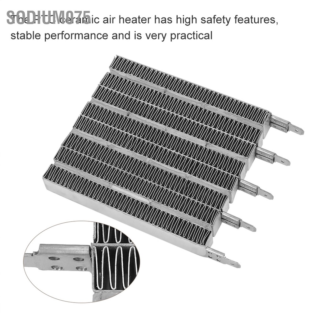 Có thể bán buôn Máy sưởi không khí bằng gốm PTC 220V 1800W Phụ kiện làm nóng tấm Sodium075 Hàng giao ngay