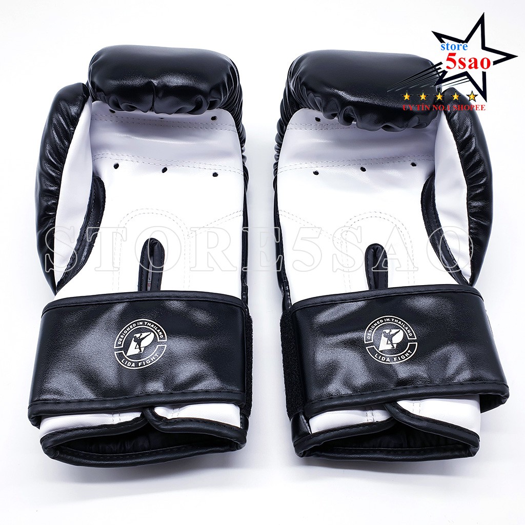 Găng tay boxing LIDA Fighht cao cấp ⚡FREESHIP⚡ Găng tay đấm bốc loại tốt mẫu đẹp