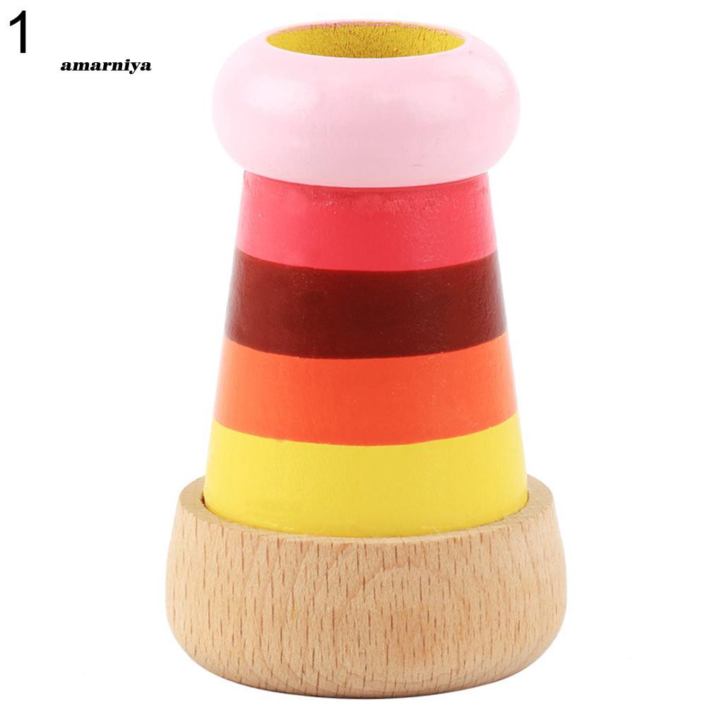 Kính vạn hoa đồ chơi bằng gỗ nhiều màu sắc dành cho các bé