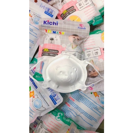 [Giá Sốc] Khẩu Trang Gấu KichiLaChi Nhật (Set 3 Cái )