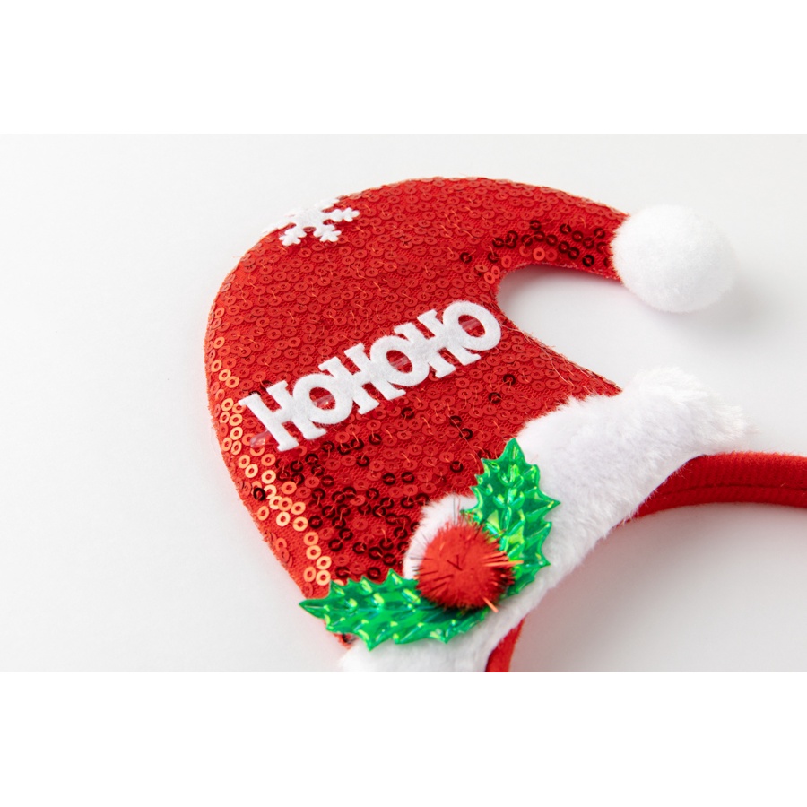 Cài Tóc ARTBOX Hàn Quốc X-MAS Hình Mũ Ông Già Noel Đính Kim Sa Lấp Lánh