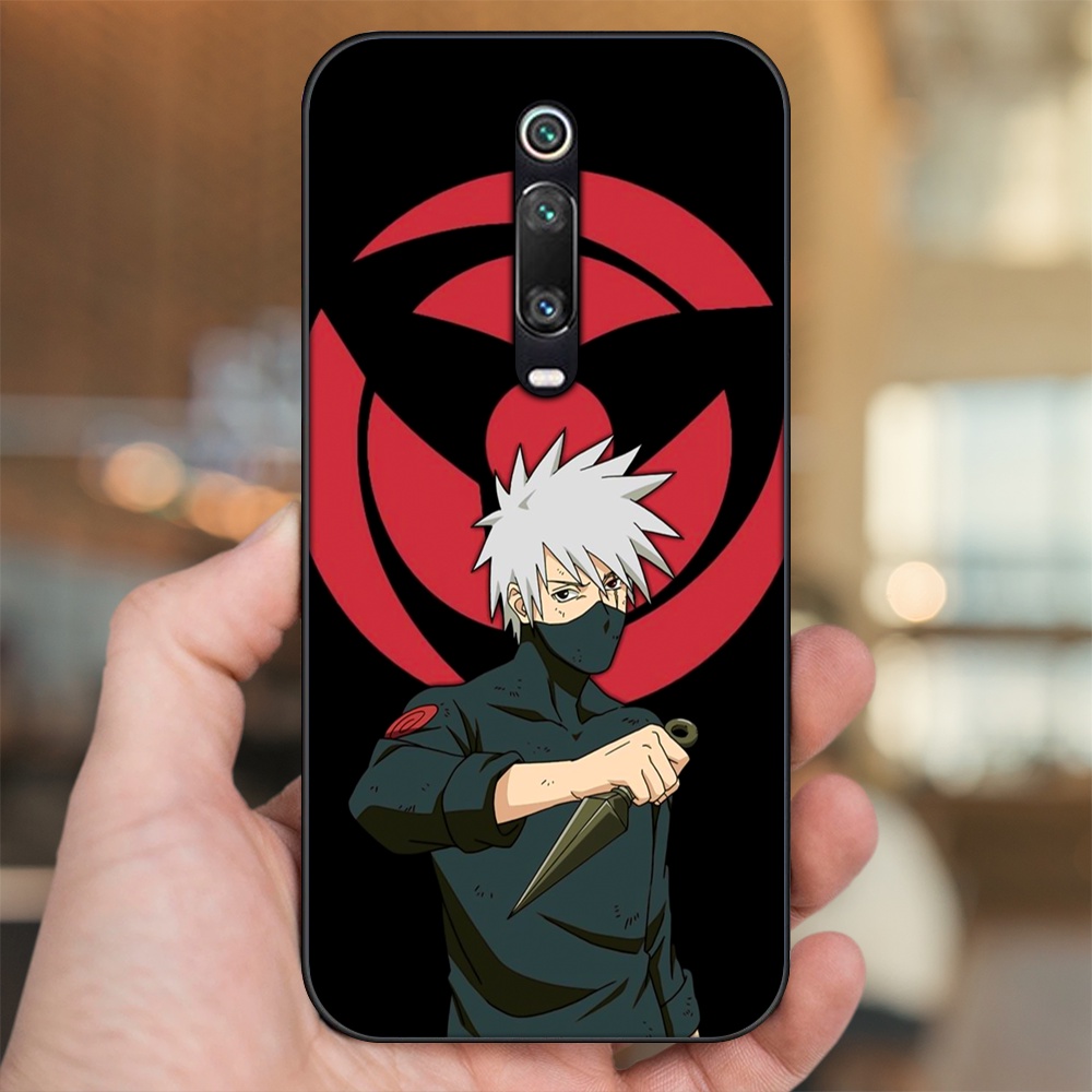 Ốp lưng Xiaomi K20, K20 Pro, Mi 9T viền đen in hình Hatake Kakashi Naruto
