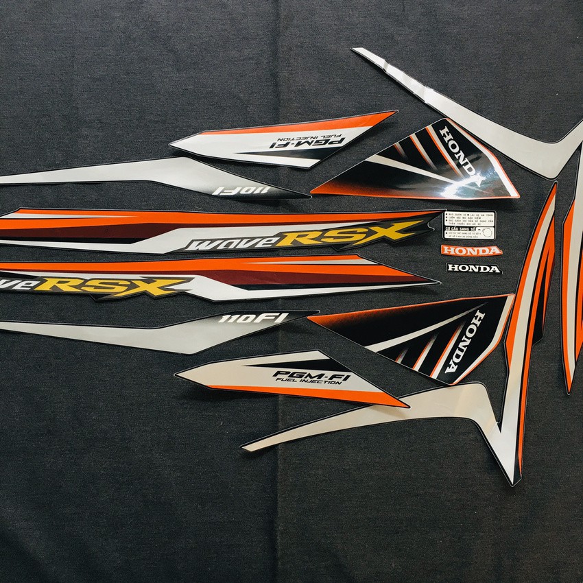 [GIÁ GỐC] Nguyên bộ tem 3 lớp like zin cao cấp cho xe WAVE RSX