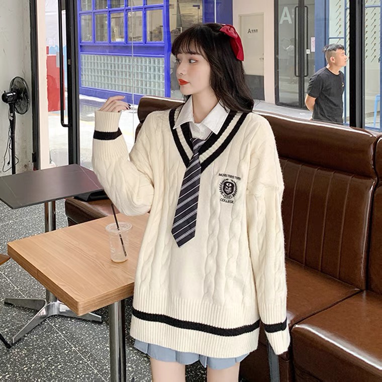 Áo len nữ phong cách Hàn Quốc trẻ trung, dễ thương | BigBuy360 - bigbuy360.vn
