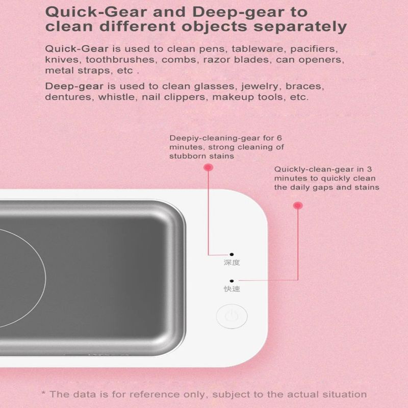 Máy làm sạch bằng sóng siêu âm đa năng Lofans CS-602 - Vệ sinh trang sức/ kính mắt/ đồng hồ/ ty giả/ thìa dĩa ...