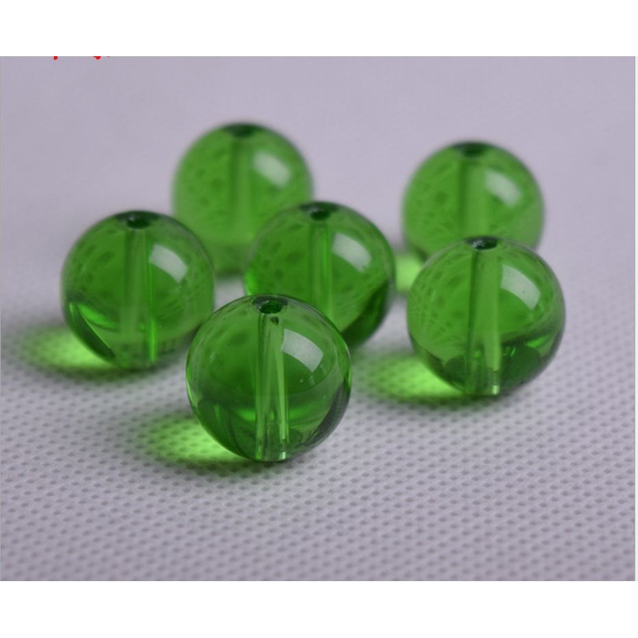 10 viên đá nhân tạo đủ màu size 10mm làm vòng tay, vòng phong thuỷ