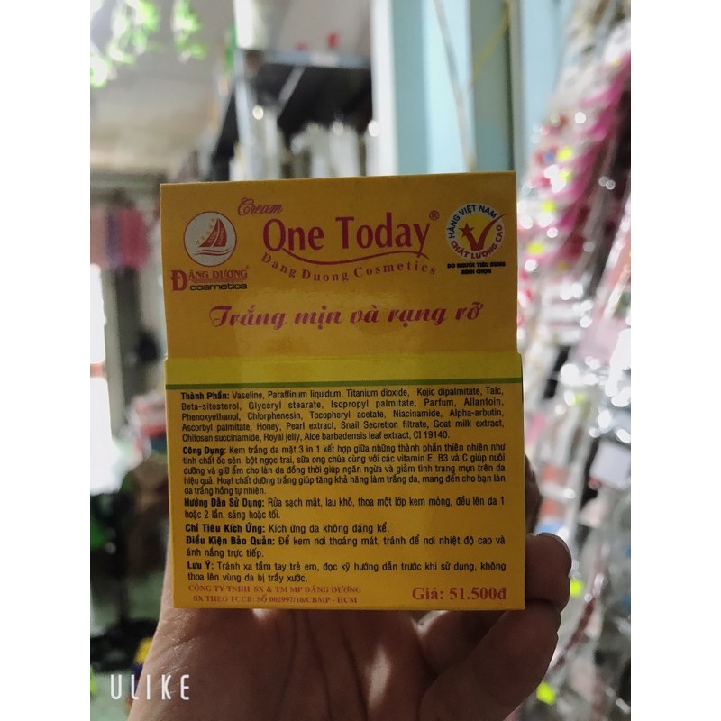 kem ốc sên one today trắng da 3 in 1 5g