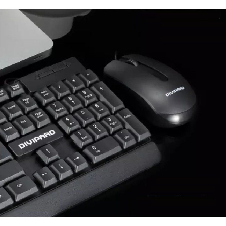 Combo Bàn Phím và Chuột văn phòng có dây Divipard MK310 | BigBuy360 - bigbuy360.vn