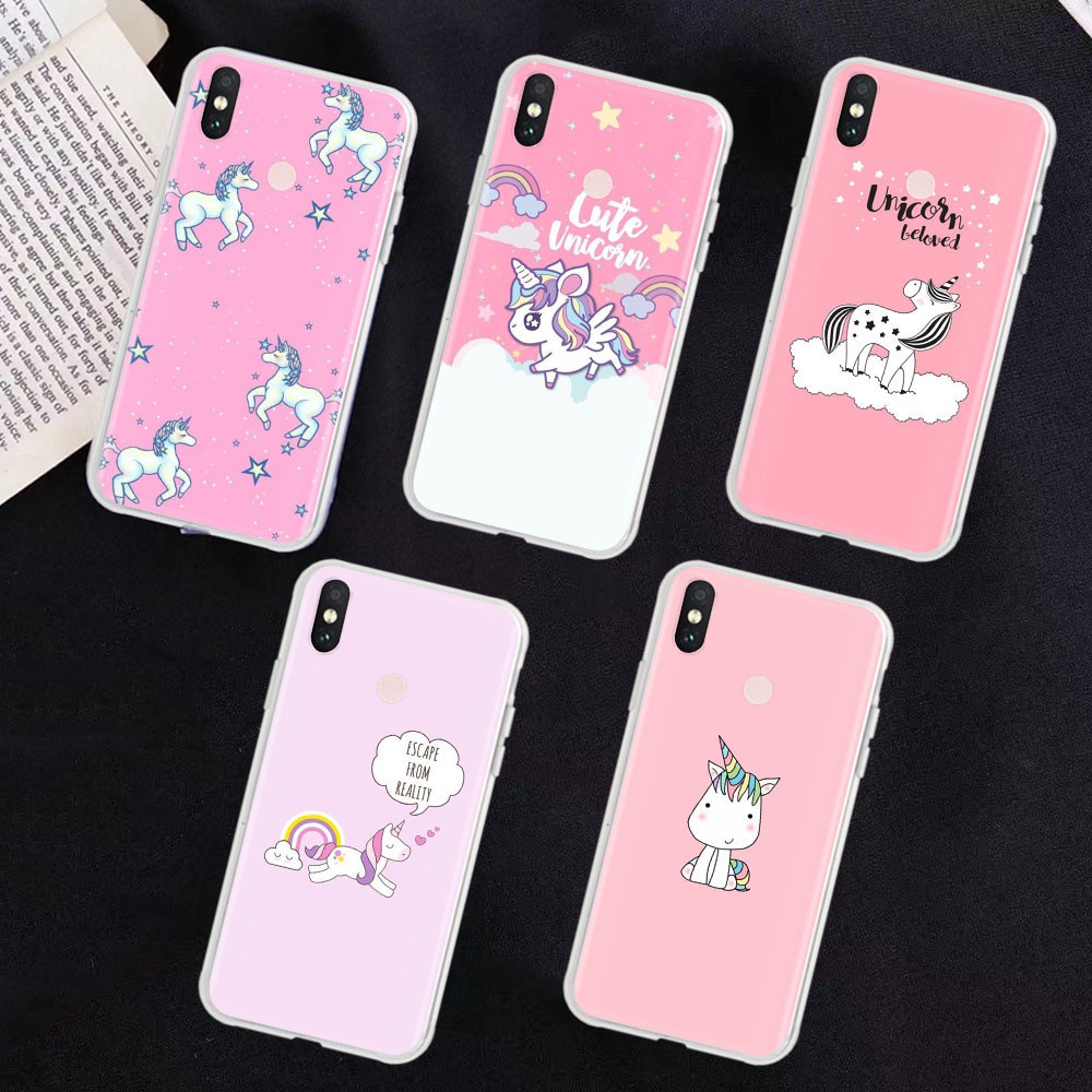 Transparent Case for Redmi Note 5A Prime 5 Plus 7 7A Pro Unicorn Clear Cover