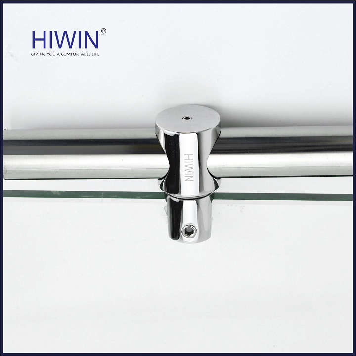 Kẹp kính trên  phòng tắm kính inox 304 mặt gương dùng cho ống phi 25 HIWIN SB-611