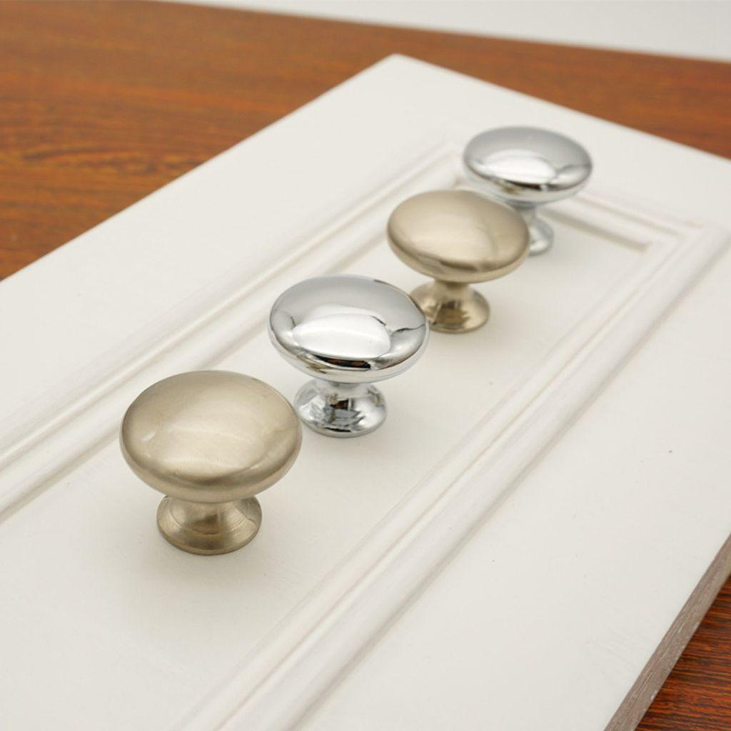 Tay Nắm Cửa Hình Nấm Tròn Bằng Kim Loại Đơn Giản Hiện Đại