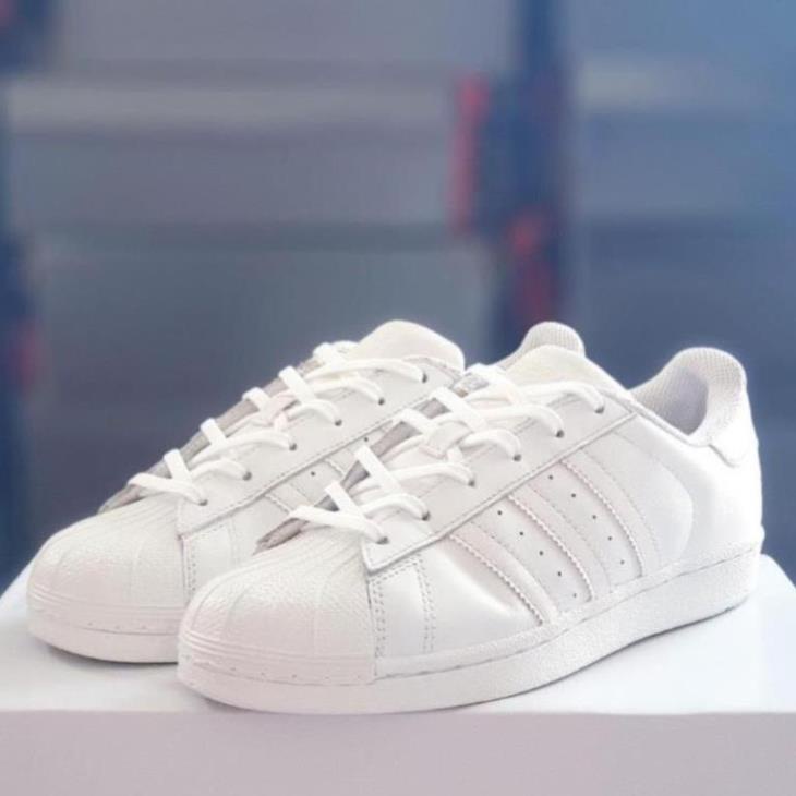 ❕ Giày Adidas Superstar Full White, size real hand ! < IOI.HKJ $ ; I 🌻