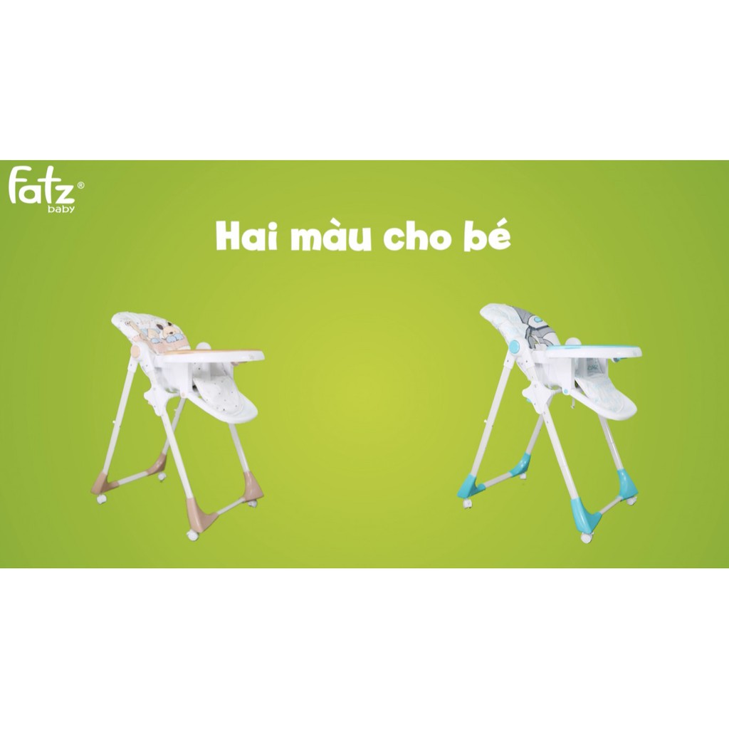 GHẾ CAO ĂN DẶM CHO BÉ FATZBABY - FB7202 - CHÍNH HÃNG BH 12 THÁNG