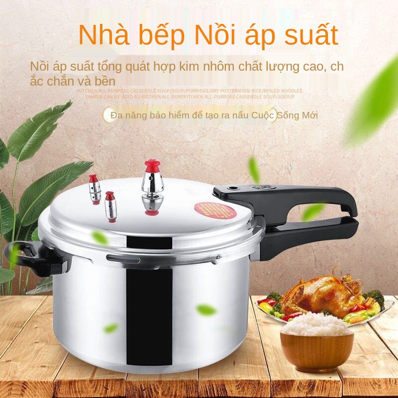 Mua và tặng 5 nồi áp suất hợp kim nhôm chống cháy nổ chính hãng thương hiệu Jinxi bếp gas âm từ hai công dụng