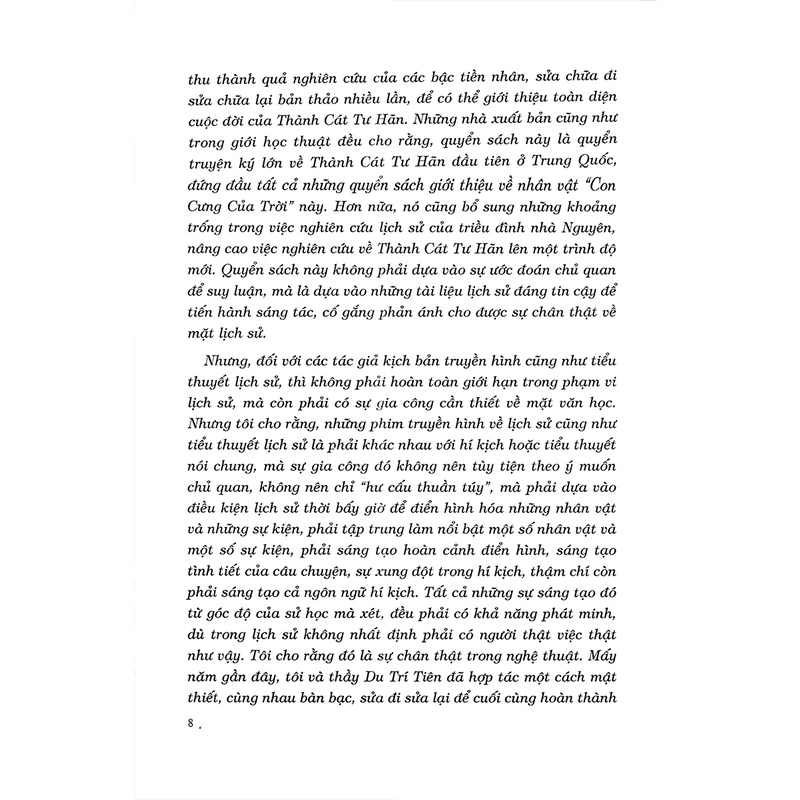 Sách - Thành Cát Tư Hãn (2018) (Du Trí Tiên, Chu Diệu Đình- Văn Lang)